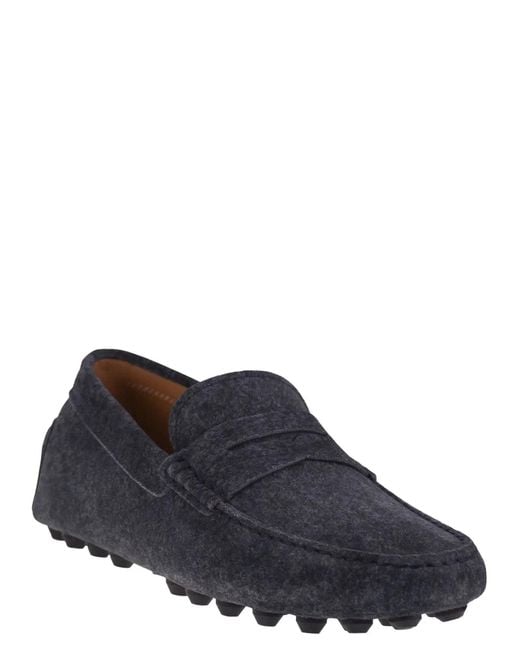 Tod's Blue Gommino Bubble Sole for men