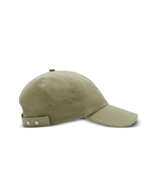 Burberry Green Ekd Logo Cotton Baseball Cap for men
