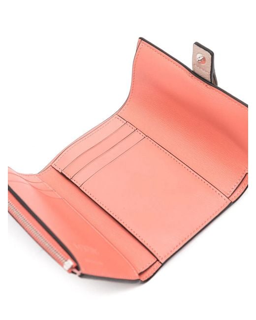 Loewe Pink Small Leather Wallet