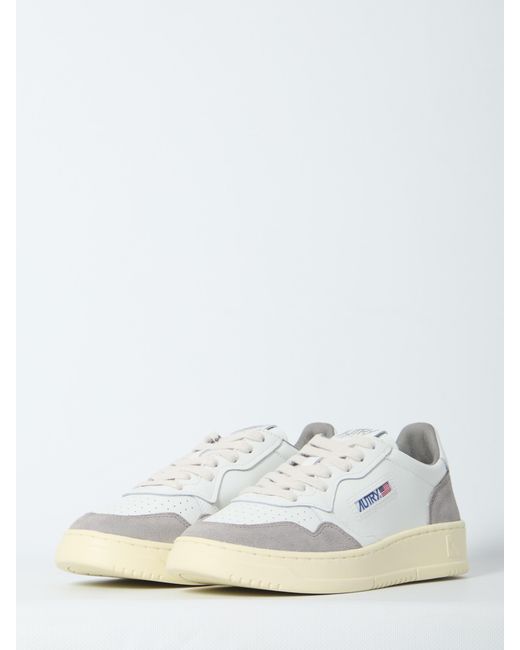Autry White Medalist Low for men