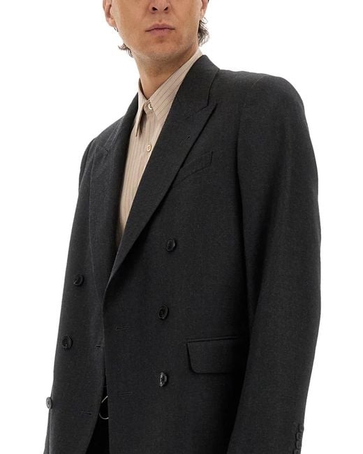 Dries Van Noten Black Wool Jacket for men