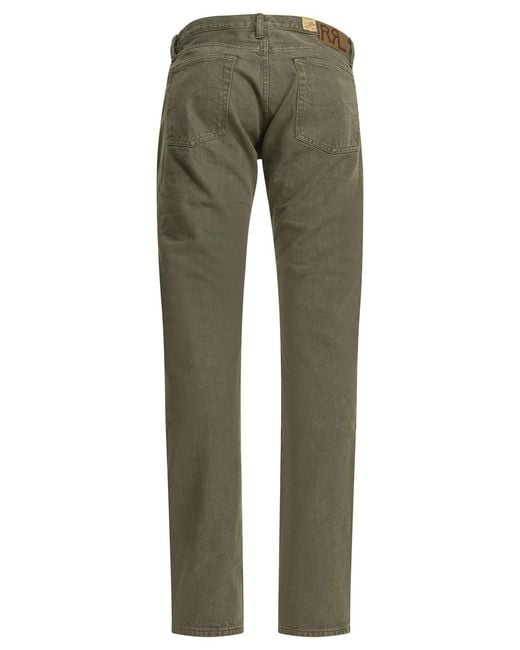 RRL Green Straight-Leg Jeans for men