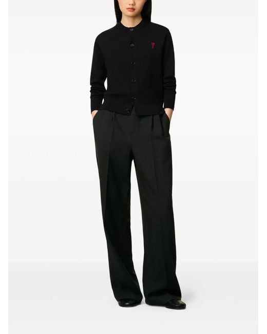 AMI Black Ami De Coeur Cardigan