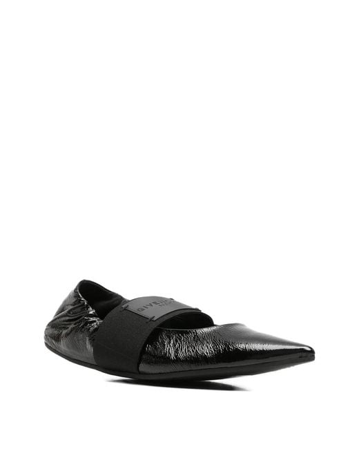 Givenchy White Ballet Shoes With Elastic