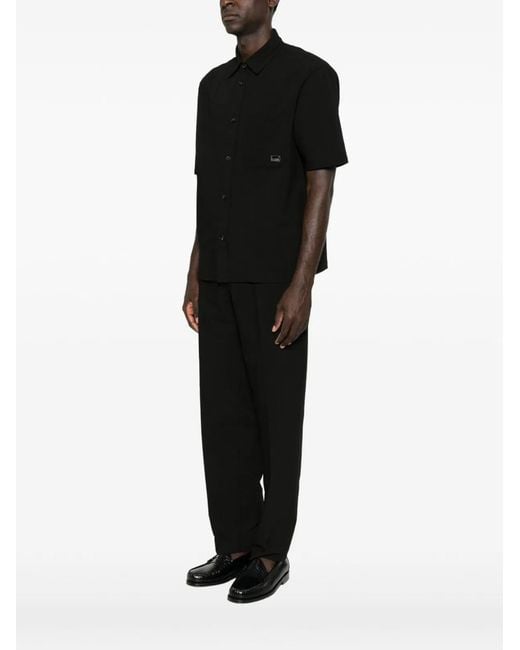 Emporio Armani Black Logo Shirt for men