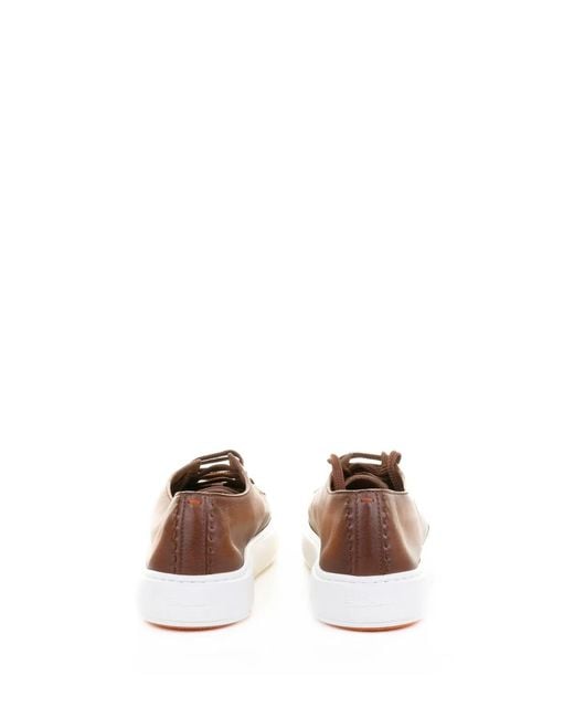 Santoni Brown Sneaker for men