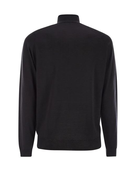 John Smedley Black Barrow for men