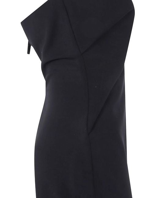 Rick Owens Black "Prong Gown" Dress