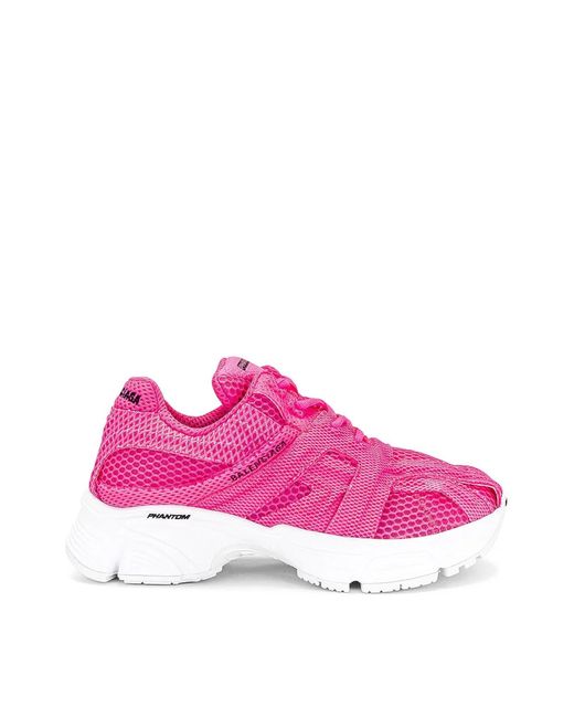 Balenciaga Pink Phantom Logo Sneakers