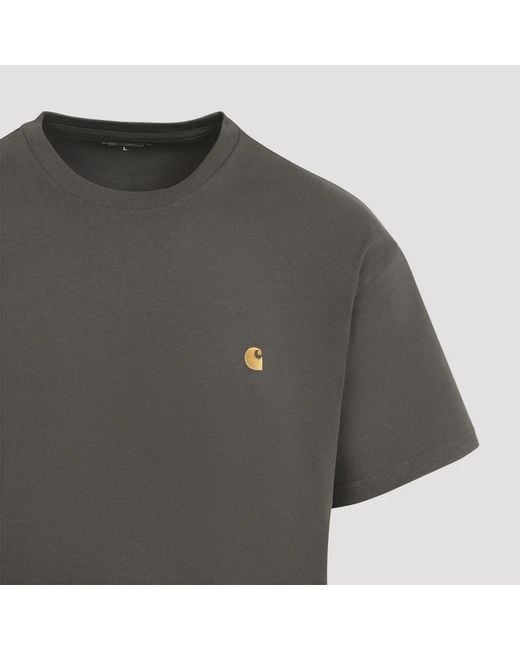 Carhartt Gray Shungite Chase T-Shirt for men