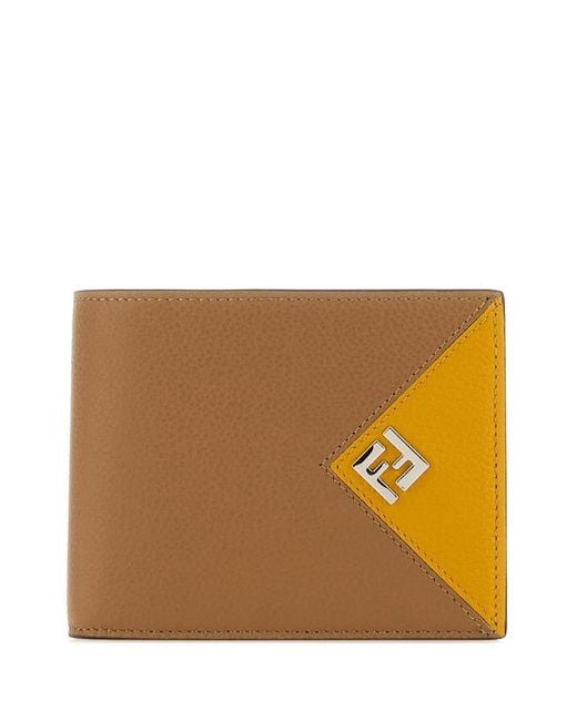 Fendi Brown Leather Wallet for men