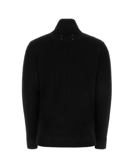 Maison Margiela Black Pullover for men