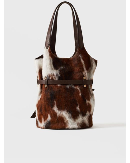 Borbonese Brown Borsa Secchiello