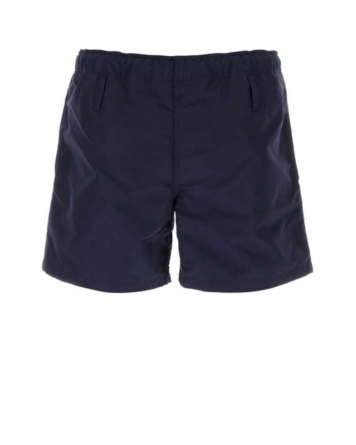 Prada Blue Nylon Swimming Shorts for men
