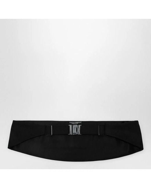 Dolce & Gabbana Black Dolce & Gabbana Satin Smoking Band for men