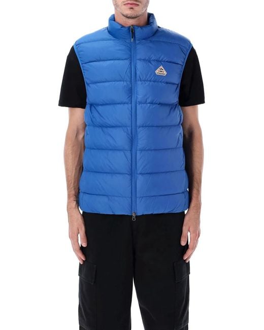 Pyrenex Blue Arial Sleeveless Down Vest for men