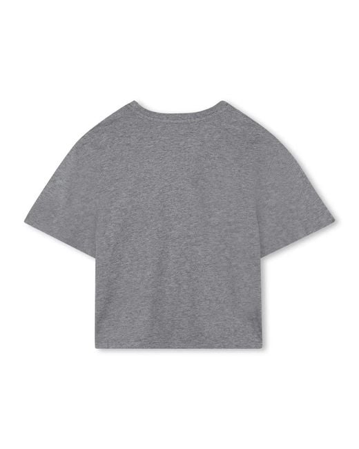 Chloé Gray T-Shirt With Logo