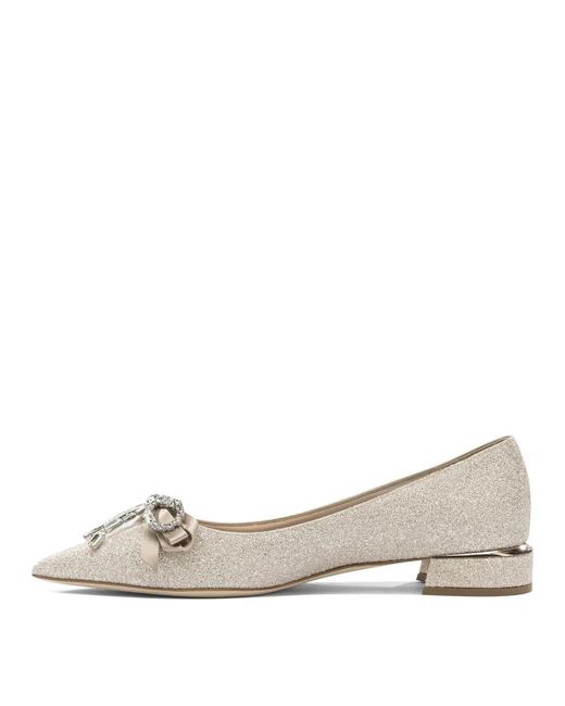 Jimmy Choo Metallic "Auria 25 Mm" Pump