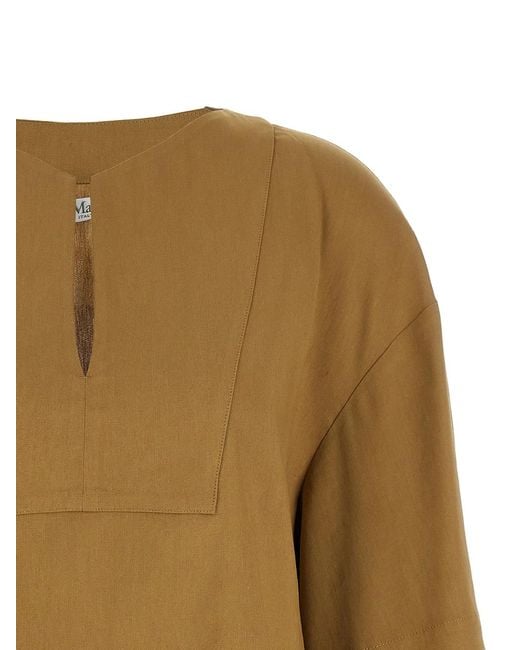 Max Mara Natural 'Mxpsospiro' Blouse