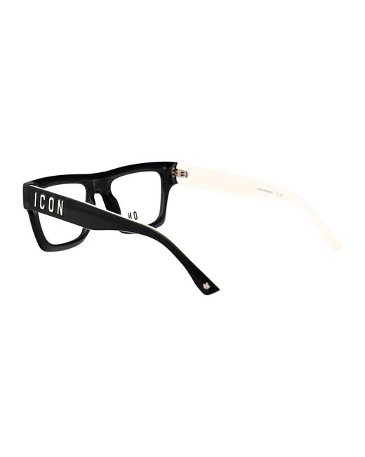 DSquared² Black Injectate Glasses for men