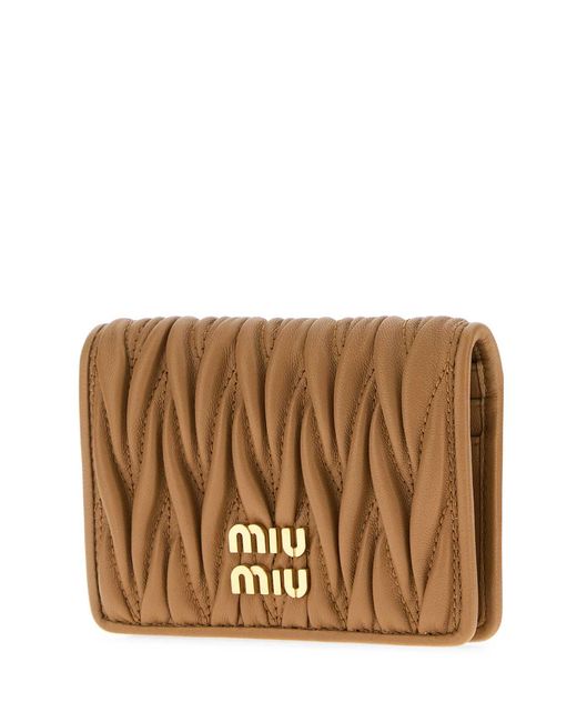 Miu Miu Brown Wallets