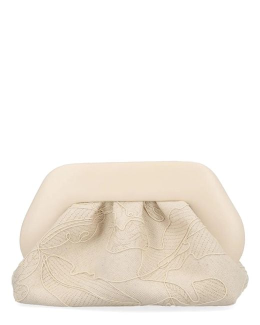 THEMOIRÈ Natural "Bios" Bag With Embroidery