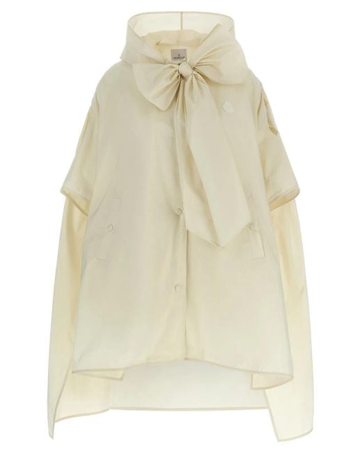 Moncler Natural Taffeta Cape