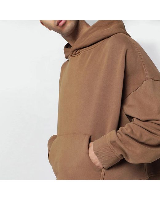 Entire studios Brown Hooded Sweatshirt for men