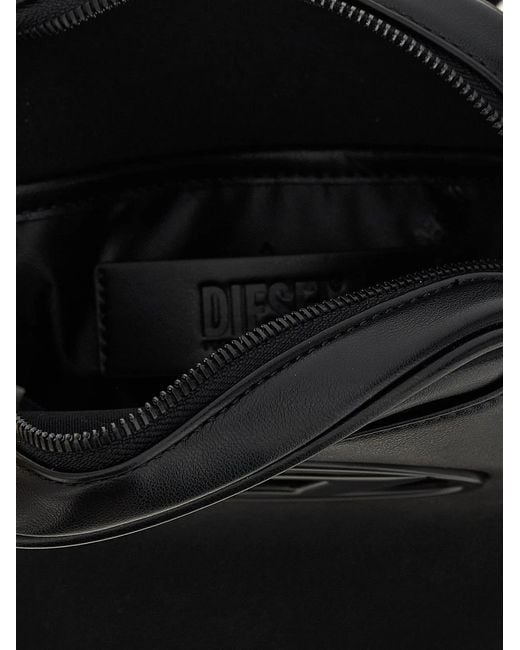 DIESEL Black 'Holi-D' Crossbody Bag