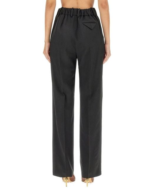 Bottega Veneta Black Virgin Wool Trousers