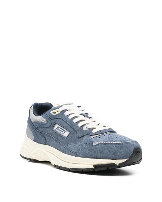 Autry Blue Hyperway Low Suede/Mesh for men