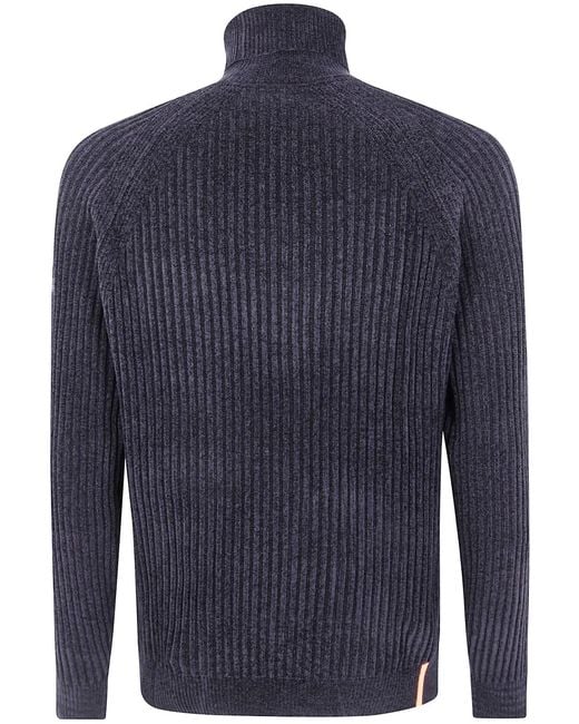 Rrd Blue "Velvet Rave Turtleneck Knit" Sweater for men