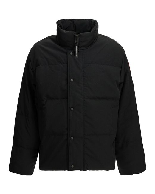Canada Goose Black "Bayview" Short Down Jacket for men