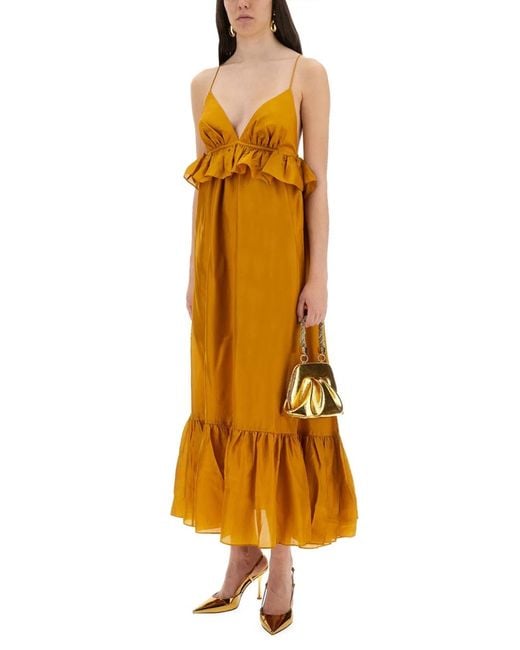 Zimmermann Yellow "Rhiannon" Dress