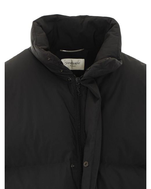 Saint Laurent Black Down Jacket for men