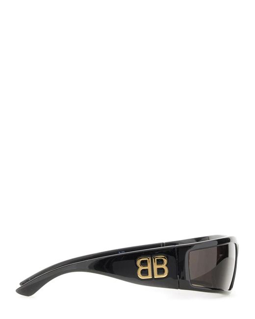 Balenciaga Gray "Sunset Rectangle" Sunglasses