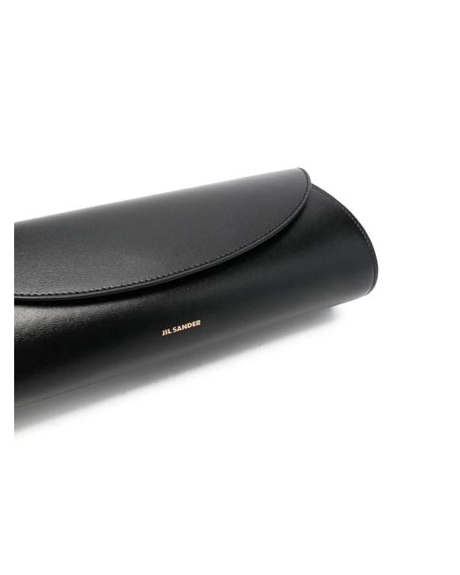 Jil Sander Black Cannolo Bag