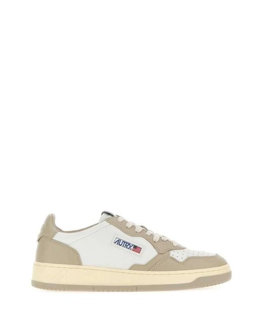 Autry White Medalist Low Wb67 Lea for men