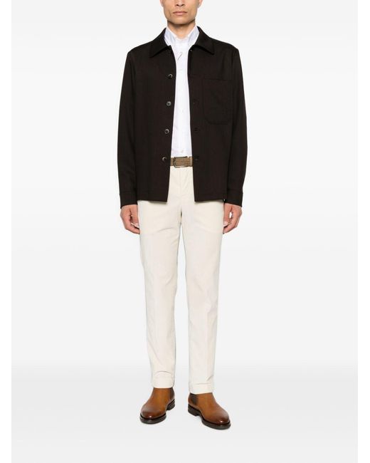 Etro White Cotton Casual Shirt for men