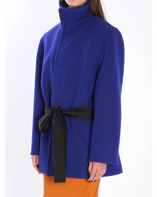 Saint Laurent Blue Wool Jacket