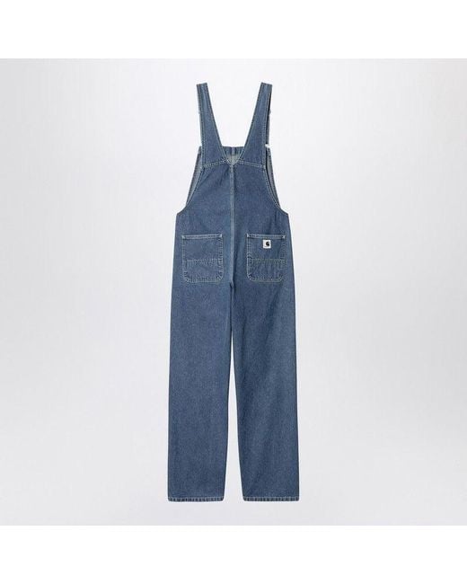 Carhartt Blue Bib Overall Straight