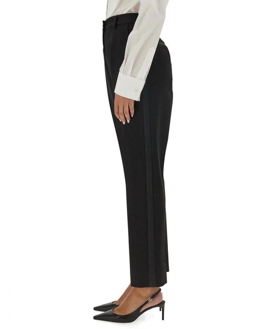 Dolce & Gabbana Black Dolce & Gabbana Tailored Tuxedo Pants
