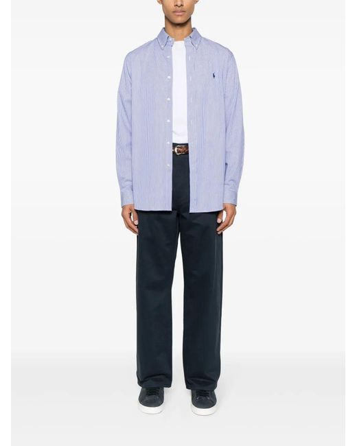 Polo Ralph Lauren Blue Cubdppcs Long Sleeve Sport Shirt for men