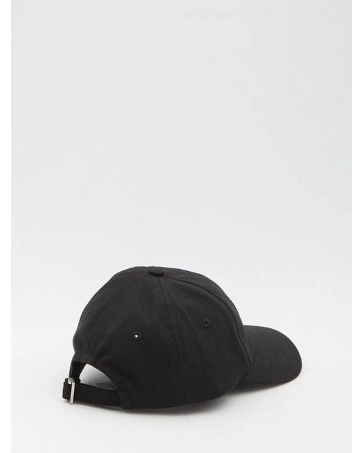 Jacquemus Black Gadjo Baseball Cap for men