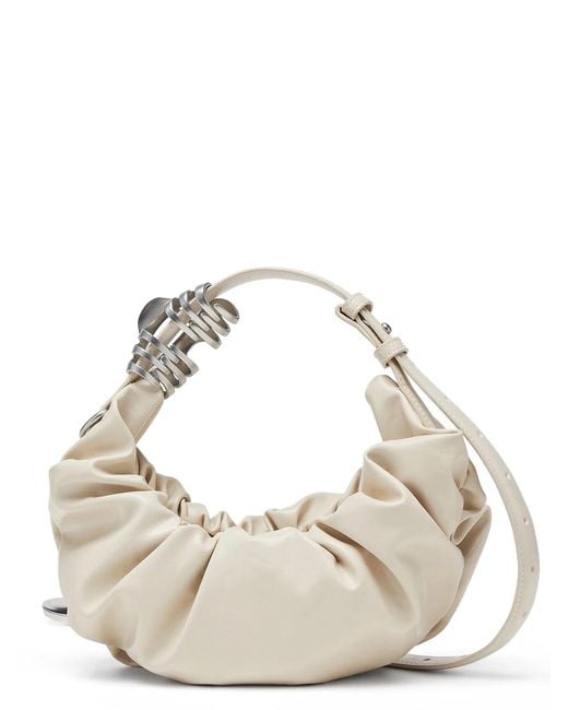 DIESEL Natural Grab-D-Small Scruched Hobo Bag