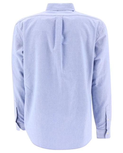 Polo Ralph Lauren Blue Cotton Shirts for men