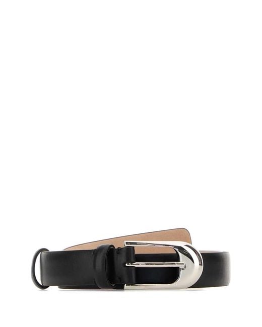 Khaite Black Saddle Belt
