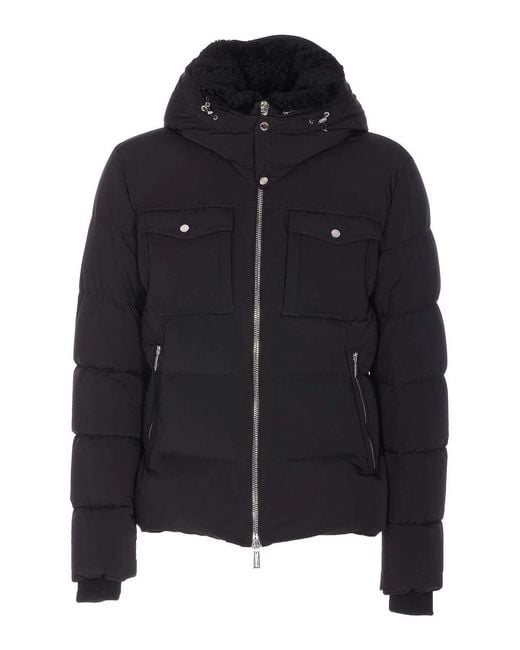 Moorer Black Alarick Down Jacket for men