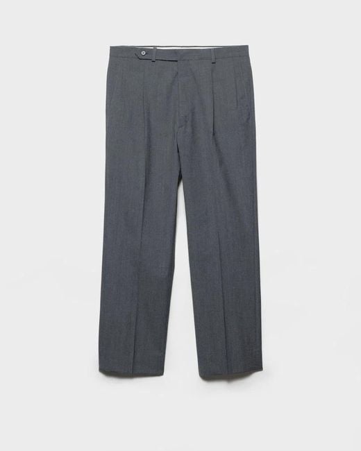 Prada Gray Pantalone for men