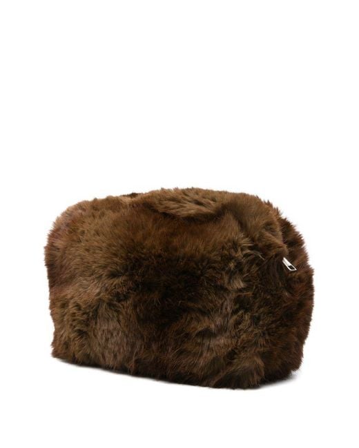 Apparis Brown Jumbo Noor Pouch